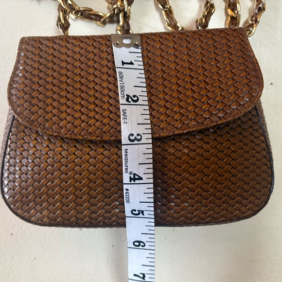 Vintage Retta Wolff Woven Leather Crossbody Bag – Made in Italy - Picture 8 of 9